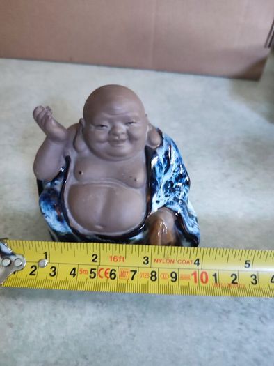 Feng Shui collection Mudman Monk god figure no chips or cracks