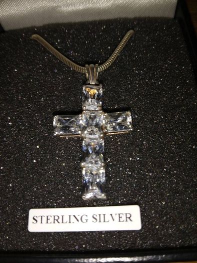 silver necklace