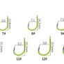 5 Pairs/Lot carbon steel fishing hooks double barbed hook with PE line carp fishing anzol Accessory Anti-winding Image 2