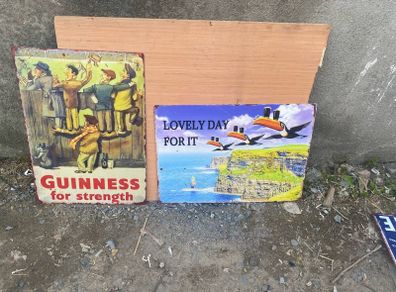 Selection of Guinness Signs