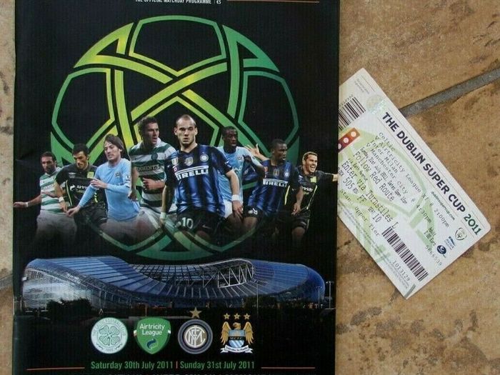 2011 Dublin Super Cup - Celtic - Manchester City - Inter Milan - Ireland