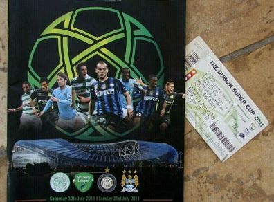 2011 Dublin Super Cup - Celtic - Manchester City - Inter Milan - Ireland