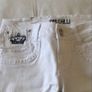 Ladies denim shorts size 8 Image 4