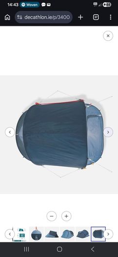pop up tent decathlon quechua 2 person 2 second tent