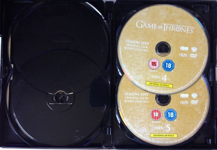 Game Of Thrones (Complete Collection 1-8 + Conquest & Rebellion) [DVD TV Boxsets]