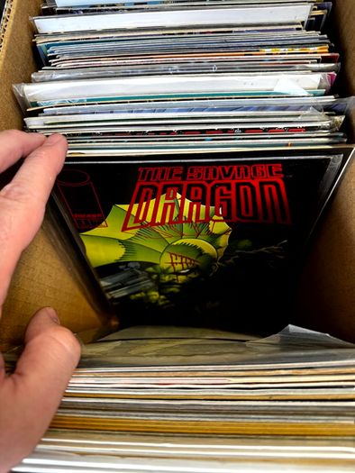 Image & Top Cow Long Comic Box w 320 comics for Sale