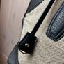 Womans London Fog Elegant Shoulder Bag Handbag In black & ivory Image 4