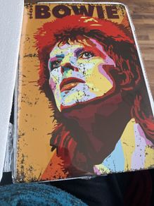 Retro David Bowie Metal Plague