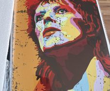 Retro David Bowie Metal Plague