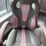 Pink & Grey gaming chair Image 2