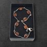Vintage 925 Sterling Silver & Natural Baltic Amber Minimalist Bracelet Image 3