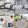 Round Rug Bohemian 4FT/120cm Circle Area Rug Cotton Rug Washable Round Rug Geometric Pattern Printed Hand Woven Carpet with Tassels Floor Mat for Kitchen Living Room Laundry Playroom (FREE POSTAGE) Image 4