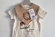 UpTo3Months, Brand-New F&amp;F T-Shirt and Bib