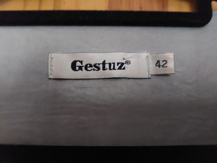 Gestuz silver satin mini dress (free postage)