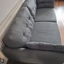 3 seater grey couch Image 3