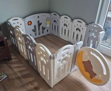 Playpen with Safety Gate