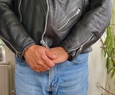 Vintage leather Bike Jacket