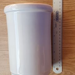 As New - A Tall Crockery Pot - See Pics Ref Size - #
