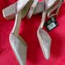 Gold Strappy Shoes Image 5