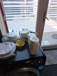 cups and plates