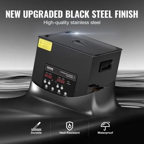 10L Ultra Sonic Cleaner, 240W Digital Ultrasonic Cleaning Machine with Gentle Mode & Upgraded Degassing, 40kHz Industrial Ultrasound
