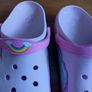 Crocs , cross lights rainbow heart, size j3 Image 5