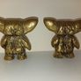Gremlin sculptures / 2 x Gizmo figurines / statues  Vintage solid brass  Heavy figurines approx 9cm Image 2
