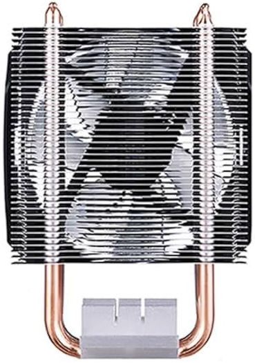 Master Hyper H412R CPU Air Cooler - Low-Profile Cooling System, Direct Contact Technology, 4 Copper Heat Pipes, Compact Aluminium Heatsink with 92mm PWM Fan - AMD & Intel Compatible for Desktop