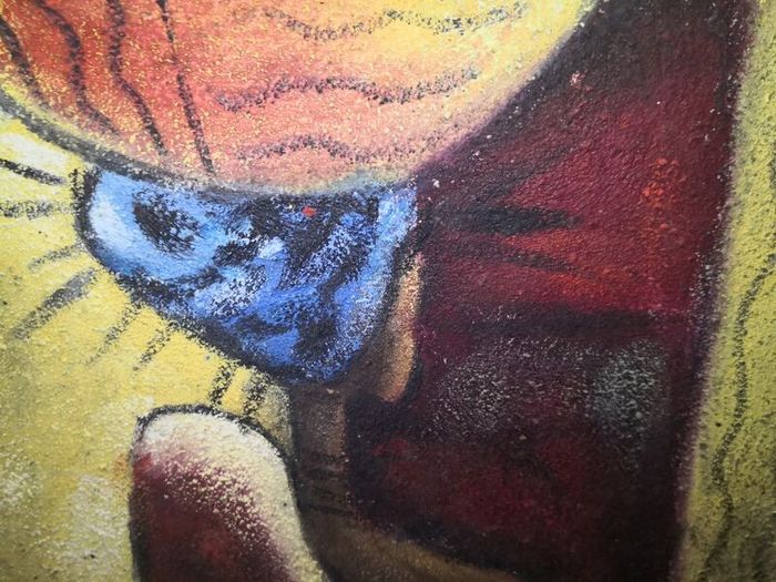 Large oil painting on canvas