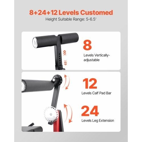 Leg Extension and Curl Machine, Seated Leg Rotary Extension for Thigh, Adjustable Lower Body Specialty Exercises Equipment, 550 LBS Heavy Duty Workout Bench for Home Gym, for Heights 1.65  1.9 m