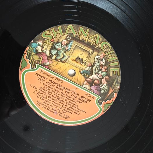 Paul Brady, Tommy Peoples, The High Part of the Road LP,  USA pressing,  Irish Folk