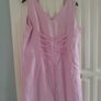 Pink Linen Dress Fully Lines Image 2