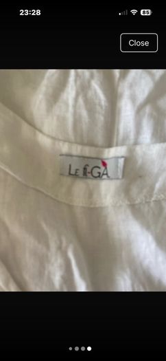 White linen dress size 12