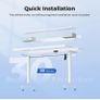 120 x 60 cm, Stable Sit-Stand Desk with Memory Control Image 3