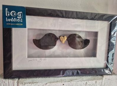 Bog Buddies "Love Birds" Framed Art.