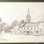 Fergus A Ryan Drawing of Malahide Main Street Image 2
