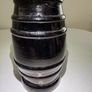 Pair of Antique Victorian Black Glass Barrel Jars (c. 1850s) Image 8