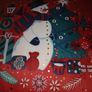 Tipperary crystal Christmas cushion Image 2
