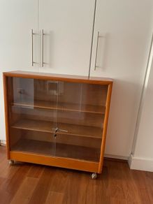 Mid century Bookcase/ Lockable Display case