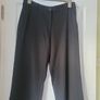 Black Wide Leg Trousers Image 2