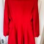 Ladies red wool coat Image 5