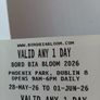 Bloom 2026 TICKETS x 2 for sale. Image 2