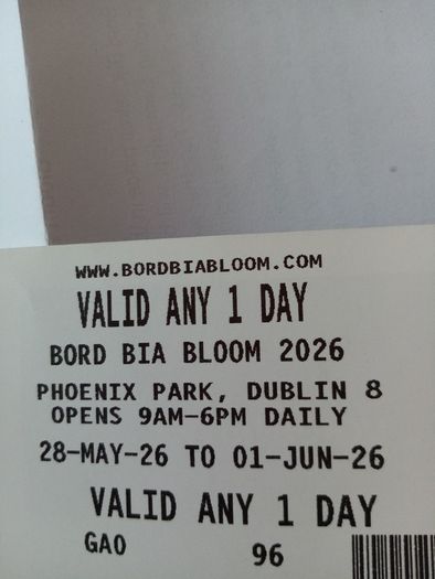 Bloom 2026 TICKETS x 2 for sale.