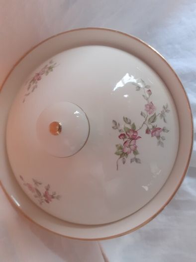 Ceramic Floral Biscuit Jar
