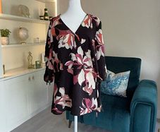 Ladies Wrap Short Sleeved Blouse from City Chic Size UK 18 / EU 46