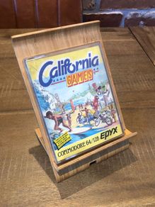 C64 - California Games - Commodore 64 Medium Jewel Tape Game - complete in box