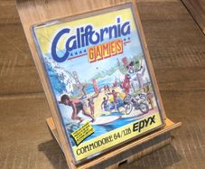 C64 - California Games - Commodore 64 Medium Jewel Tape Game - complete in box