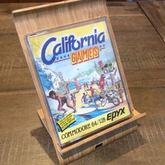 C64 - California Games - Commodore 64 Medium Jewel Tape Game - complete in box