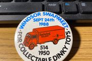 Dinky Toys Swapmeet badge 1988