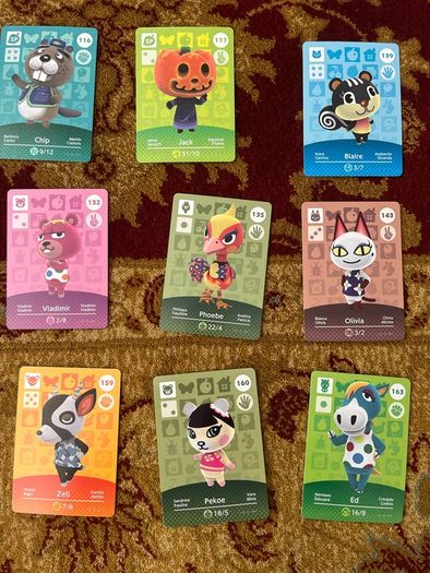 Series 2 Animal Crossing Amiibo Cards